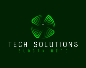 Tech Network Software logo design