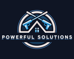 Power Wash Roof Cleaning logo design