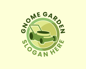 Lawn Mower Gardening logo design