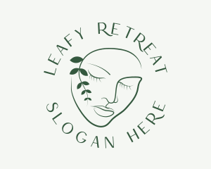 Leaf Face Wellness logo design