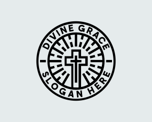 Religion Worship Cross logo