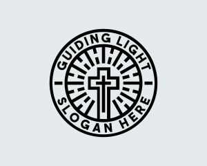 Religion Worship Cross logo design