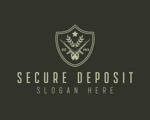 Gun Shield Security  logo design