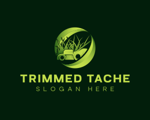 Lawn Grass Cutter logo design