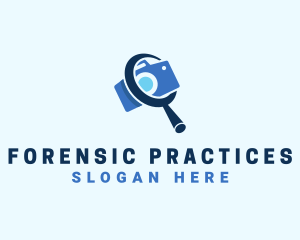 Magnifying Glass Camera logo