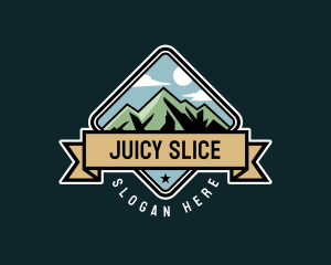 Mountain Hiking Adventure Logo