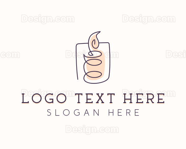 Candle Wax Decoration Logo