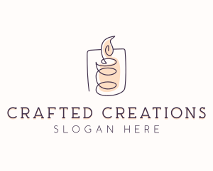 Candle Wax Decoration logo design