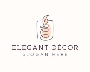 Candle Wax Decoration logo design