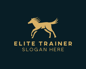 Race Horse Trainer logo design