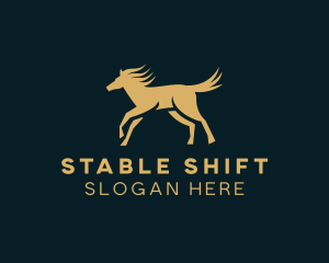 Race Horse Trainer logo design