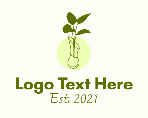 Minimalist Plant Vase logo