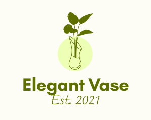 Minimalist Plant Vase logo