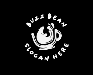 Coffee Bear Cup logo design