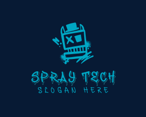 Graffiti Spray Paint logo design