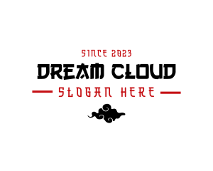 Asian Cloud Wordmark logo design