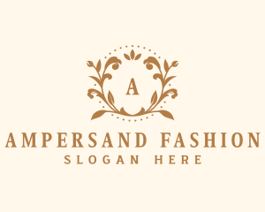 Floral Leaf Fashion logo design