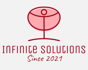 Red Wine Glass logo