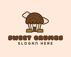 Chocolate Cupcake Dessert logo design