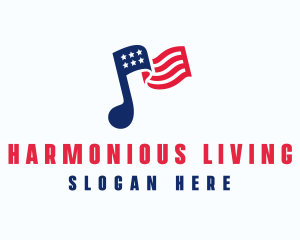 American Musical Note logo
