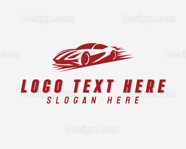 Super Car Racing Vehicle Logo