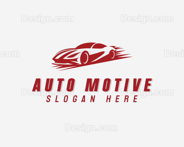 Super Car Racing Vehicle Logo