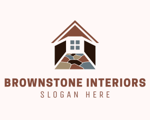 Brown Tiles Renovation logo design