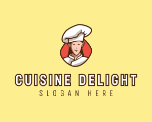 Happy Restaurant Chef logo design