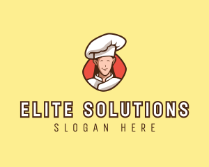 Happy Restaurant Chef logo design