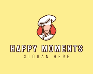 Happy Restaurant Chef logo design