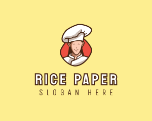 Happy Restaurant Chef logo design