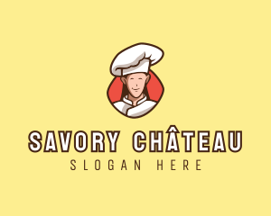 Happy Restaurant Chef logo design