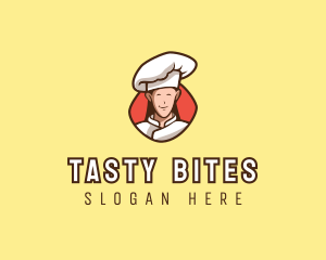 Happy Restaurant Chef logo design