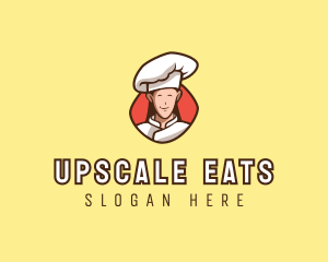 Happy Restaurant Chef logo design