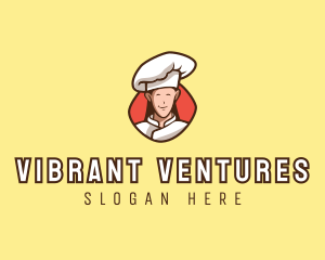 Happy Restaurant Chef logo design