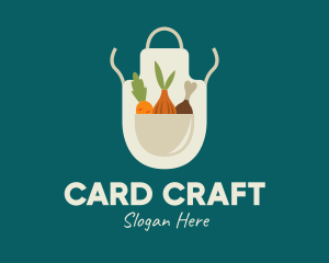 Vegetable Chef Apron logo design