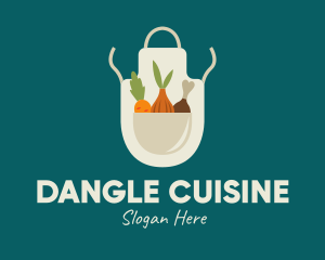 Vegetable Chef Apron logo design