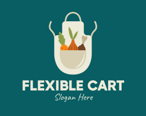 Vegetable Chef Apron logo design