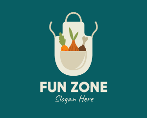 Vegetable Chef Apron logo design