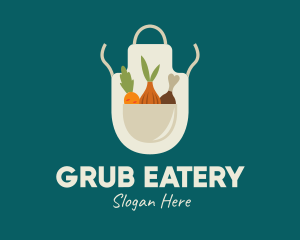 Vegetable Chef Apron logo design