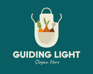 Vegetable Chef Apron logo design