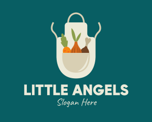 Vegetable Chef Apron logo design