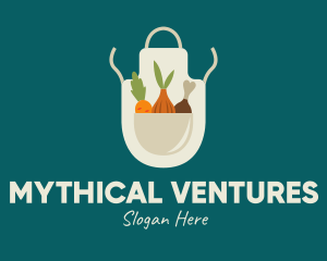 Vegetable Chef Apron logo design