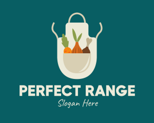 Vegetable Chef Apron logo design