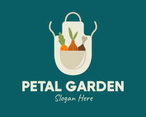 Vegetable Chef Apron logo design