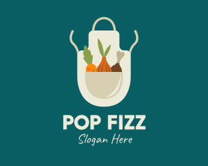 Vegetable Chef Apron logo design