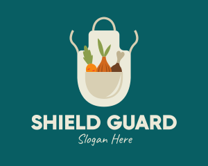 Vegetable Chef Apron logo design