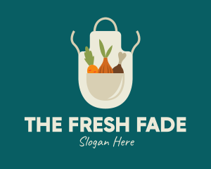 Vegetable Chef Apron logo design