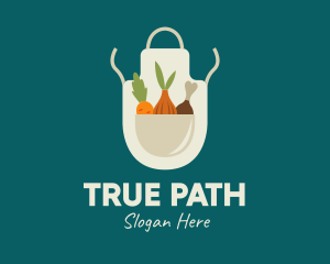 Vegetable Chef Apron logo design