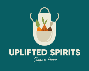 Vegetable Chef Apron logo design